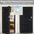 Door Chime, Satisure Wireless Door Open Contact Sensor Alarm Chime with 600 FT Range 58 Chimes 5 Volume Levels LED Indicators, Door Ringer Alert f...