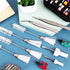 10Pcs Sewing Machine Cleaning Kit, Short Screwdriver, Flathead Cross Head Screwdrivers Sewing Machine Repair Small Screwdriver with Tweezers Doubl...