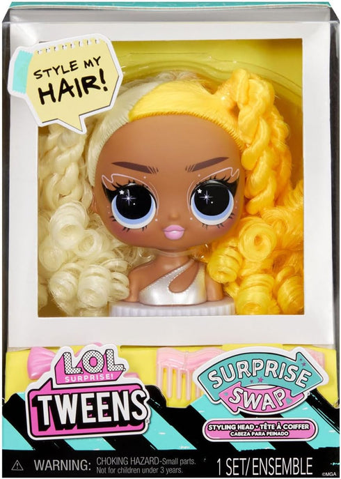 L.O.L. Surprise! Tweens Surprise Swap Styling Heads Including Fabulous Hair Accessories and Gorgeous Hair – Great Gift for Kids Ages 4+ (Assorted ...
