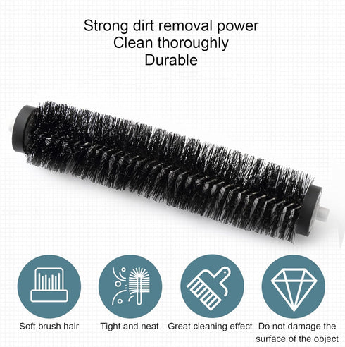 HURRISE Handheld Crumb Sweeper, Handy Rolling Bed Sweeping Brush, Crumb Brush, Reusable Home Soft Hair Debris Collector for Table Bed Sheet Clothe...