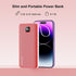 Portable Charger with Built-in Cables&AC Wall Plug,Slim 10000mAh 22.5W Fast Charging Power Bank,5 Output 2 Input USB-C External Battery Pack Compa...