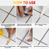 Grout Filler Tube | 2 Pack Light Grey Tile Grout Paint for Bathroom Shower Floor, Fast Drying Grout Repair Kit Refresh Filler Tube, Grout Sealer R...