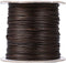 Cheriswelry 85 Yards 1mm Korean Waxed Polyester Cord Coconut Brown Beading String Threads Knotting Braiding Round Cord Ropes Crafting Cord Wire fo...