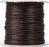 Cheriswelry 85 Yards 1mm Korean Waxed Polyester Cord Coconut Brown Beading String Threads Knotting Braiding Round Cord Ropes Crafting Cord Wire fo...