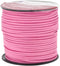 Mandala Crafts Faux Suede Cords Pink Leather Cords for Jewelry Making - 2.65mm Leather Laces Leather Strips Flat Vegan Leather Strings for Dream C...