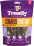 Combo Chews Rawhide/Pork Flavor Rawhide Kabob 5" w/Duck/Chicken Meat Wrap Dog Chew Treats - 18 Count/1 Pack...