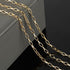UMAOKANG 10 Meters Paperclip Chain for Jewelry Making Gold Plated Aluminum Jewelry Chains Bulk Unwelded Oval Paperclip Link Chain Necklace Bracele...