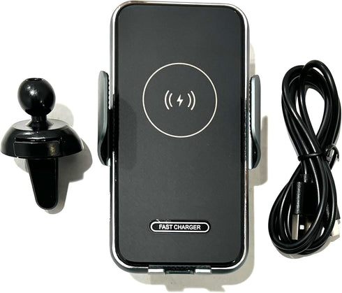 EDS V8 Wireless Car Charger, 15w Fast Charging, Auto Clamping Car Phone Mount, Cell Phone Holder Charger, for iPhone 15 14 13 12 11 Pro Max Xs, Et...