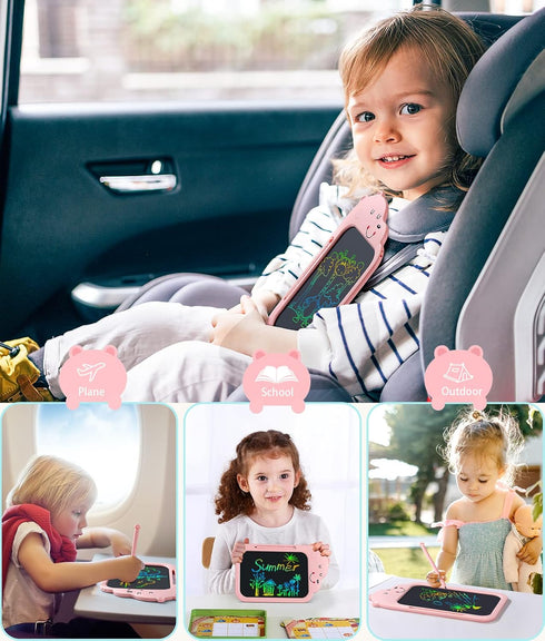 LCD Writing Tablet for Kids, 8.5 Inch Doodle Board Drawing Tablet Drawing Pad for Kids, Educational 2 Year Old Girl Toys Gifts, Toddler Toys for 3...