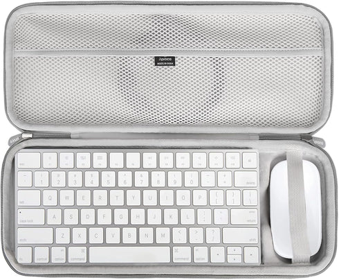 Aproca Grey Hard Travel Storage Case, for Wireless Magic Keyboard 2 - MLA22LL/A and Magic Bluetooth Mouse 2...