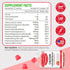 Sugar Free Calcium Gummies for Women Men, Calcium Magnesium Zinc with Vitamin D3 & K2, Calcium Magnesium Supplement for Bones Muscles and Joints, ...