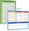 Dry Erase Addition & Subtraction & Number Table Board 9" x 12", Double Side 140 Number Chart Table Math Manipulatives Lapboard for Kids Students C...