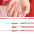 Artdone nail art brushes set kit acrylic supplies dotter striping polish markers barrier tape strips pens fine tip accessories tools decorations d...