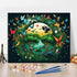 Paint by Number for Adult, Beautiful Butterfly and Birds Painting by Number Kits On Canvas, DIY Tree Paint by Numbers, Oil Painting Acrylic Paints...