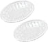 iDesign Plastic Soap Saver, Holder Tray for Bathroom Counter, Shower, Kitchen, 0.5" x 2.25" x 3.25", Set of 2, Clear...