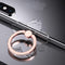 YINHEXI 2 Pcs Transparent Phone Ring Stand Holder Cell Phone Ring Holder Finger Grip 360 Degree Rotation (Rose Gold & Diamond-4)...
