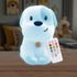 Lumipets Remote Control Silicone Night Light for Kids - Puppy Design with 9 Soft Colors & Sleep Timer - Rechargeable, Battery-Operated Lamp for Be...