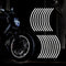 TOMALL 17" Reflective Wheel Rim Tape Sticker for Motorcycle Wheels Car Cycling Bike Bicycle Night Reflective Safety Decoration Stripe Universal (W...