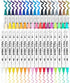 TRANSON 36 Color Dual-tip Acrylic Paint Pen Set for Canvas Rock Wood Leather Ceramic DIY Painting...