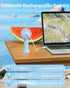 SWEETFULL Mini Portable Fan Powerful Handheld Fan Rechargeable,3 Speeds Personal Small Hand Fan for Travel Makeup Eyelash Fan for Stylish Kids Gir...