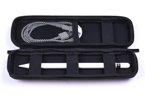 Cosmos Black Color EVA Hard Shell Stylus Pen Pencil Case Holder Compatible with Apple Pencil, Wacom Stylus Executive Fountain Pen, Ballpoint Pen, ...