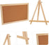 MAGICLULU Wooden Frame Message Board Pin Board for Wall Wood Easel Display Stand Memo Board Display Tripod Holder Stand Wood Tripod Easel Cork Mes...