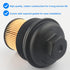 Oil Filter and Cap Assembly, Replace 12605565, PF458G Compatible with Buick Chevy GMC Polaris Ponitac Saturn - LaCrosse Regal Cavalier Cobalt Equi...
