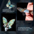 Kaluofan Butterfly Stickers, 80PCS Holographic Stickers Scrapbook Stickers, Waterproof Butterfly Glitter Stickers for Scrapbooking Supplies Journa...