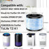 MK01 MK06 Air Filter Replacement compatible with AROEVE MK01 MK06 and ToLife TZ-K1 POMORON MJ001H EPI081/EP1081 and EPI080/EP1080 dh-jh01 replacem...