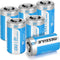 CR2 3V Lithium Battery 900mAh 6 Pack with PTC Protection DL-CR2 for Boresighter Golf Rangefinder,Mini55,Baby Monitor, Flashlight (Non-Rechargeable...