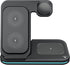 MMOBIEL Wireless Charging Station Compatible with iPhone, Apple Watch and AirPods - 3-in-1 Wireless Charger Stand - 15W - Premium Fast Charger - W...
