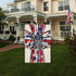 Garden Flag,Garden Decor Garden Flags 12x18 Double Sided 2024 Patriotic Decorations Lawn Flags for Outside,God Bless America Flag Summer Garden Fl...
