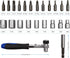 Drive Socket Ratchet Wrench Set of 23 pcs, Ratchet Wrench Socket Spanner Drill Wrench DIY Household Repair Tools Sockets Auto Repair Tools Screwdr...
