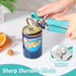 10 Colors Can Opener Manual Handheld Heavy Duty Hand Can Opener Smooth Edge Stainless Steel Can Openers Top Lid Kitchen Gadgets, Best Large Rated ...