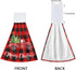 Boccsty Christmas Tree Truck Fingertip Bath Towels 2 Pcs New Year Red Black Plaid Tartan Hanging Kitchen Hand Towel Absorbent?Dish Cloths for Bath...