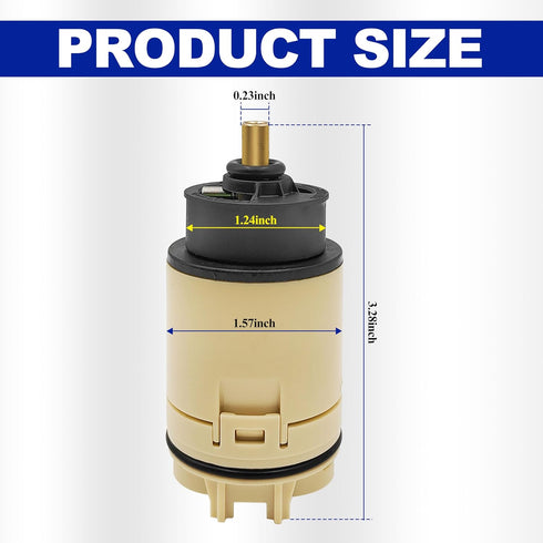 RP70538 Single-Function Pressure Balance Cartridge Replacement for Peerless Single Handle Tub and Showers Faucet (Cartridge Only,Not Included Chec...