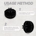 16 Pcs Black Plastic Connector, Wire Grid Cube Connector for Modular Closet Storage Organizer and DIY Wire Cube Storage Unit...