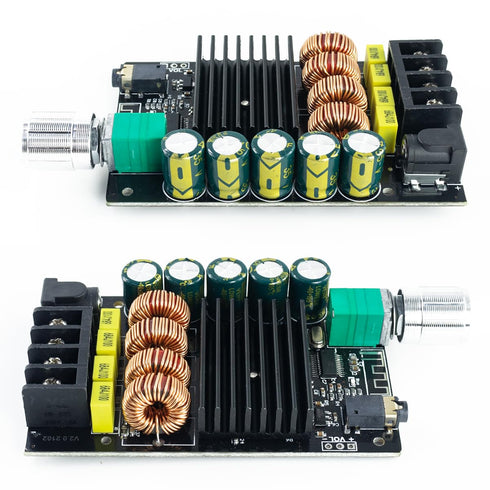 200W Bluetooth 5.0 Amplifier Board TPA3116D2 100W+100W Stereo Dual Channel Amp Board Audio Receiver for Home DIY Speakers...