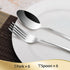 12 Pieces Spoons and Forks Set,Food Grade Stainless Steel Flatware Cutlery Set,6 Forks(6.8 inch) and 6 Spoons(6.6inch) Silverware Set for Home,Kit...