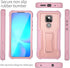 ExoGuard for Moto G Play 2021 Case, Rubber Shockproof Full-Body Cover Case Built-in Screen Protector and Kickstand Compatible with Moto G Play 202...