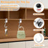 Desk Hooks, 2 Pieces Nail Free Storage Hook, Space Organizer Headset Stand, Under Desk Hook Mount, Rust Resistant Table Hook, Student Work Desk St...