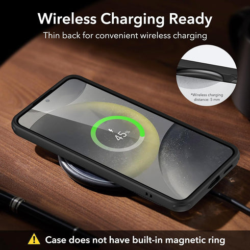 ESR for Samsung Galaxy S24 Case, Kickstand S24 Cover with 3 Stand Modes, Military-Grade Drop Protection, Shockproof Slim Phone Case with Patented ...