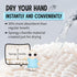 Sophie & Panda Fuzzy Ball Towel (Set of 2) White and Gray - Dry Your Hand Instantly conveniently with This Creative Bath Towel Set Decorative Towe...