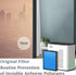 YIOU Air Purifier R1 Replacement Filter, 3-in-1 Pre-Filter, True HEPA Filter, High-Efficient Activated Carbon Filter(Original), Blue...