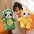Cute Stuffed Panda Animal Cosplay as Pink Dinosaur Plush Toys Soft Panda Toy in Dinosaur Costume Panda Plushies Toys Stuffed Animals for Kids 12 I...