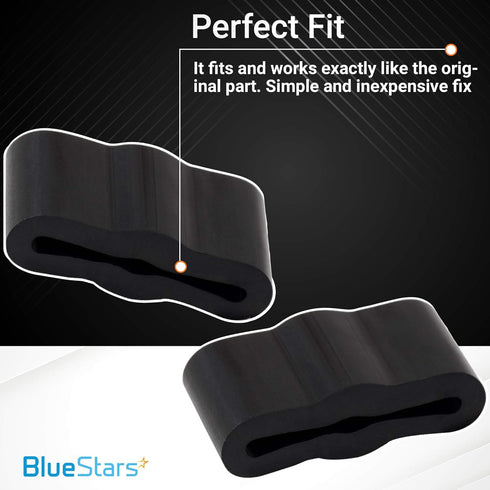 Ultra Durable 8268961 Dishwasher Friction Pad Replacement Part by BlueStars – Exact Fit For Frigidaire & Kenmore Dishwashers - Replaces WP8268961 WP8268961VP PS11745488 - PACK OF 2