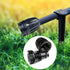 1/2 Inch Drip Irrigation Fittings End Caps, 10 Pack End Plugs for (1/2" ID x 0.6-0.63" OD)16mm DripTubing Connectors, Barbed Locked End Cap Connec...