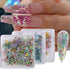 3D Dried Flower for Nails, Flower Nail Art Stickers 1Box Mixed Dried Flowers for Nail Art Resin DIY Crafts Natural Real Dry Flower Decals for Spri...