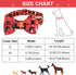 Christmas Dog Collar Bow Flower Tie Santa Stocking Pattern Dog Collar, Comfortable Adjustable Puppy Collars with Secure Metal Buckle for Small Med...