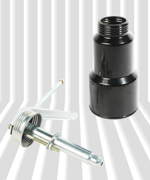 Oil Can,Oil Can Pump Oiler,Metal Pump Oil Can,Car Accessories Pistol Hand Pump Oil Can,8OZ Capacity Pump Oiler with Handle and 6" Metal Spout,250m...
